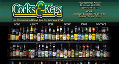Desktop Screenshot of corksandkegs.com